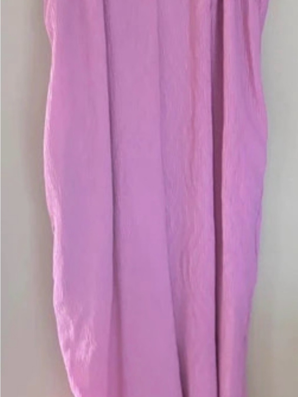 Lilac Jumpsuit with Fluid Drape, Adjustable Straps, and Pockets